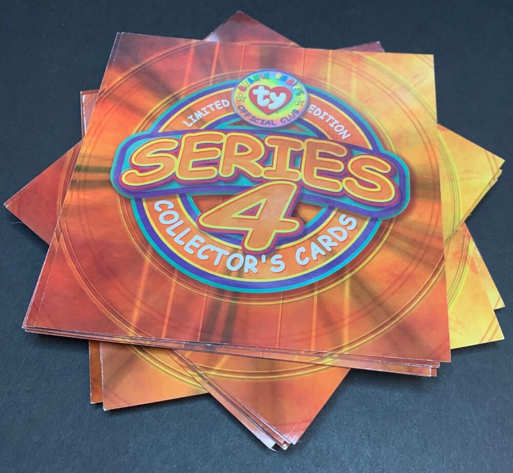 1999 Ty Beanie Babies BBOC Series 4 Lenticular Hologram Card Lot Of 21